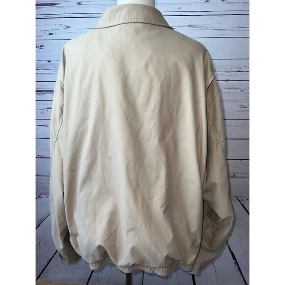 Ralph Lauren Polo Full Zip Jacket Mens XXL Khaki Bi Swing Vintage‎ 90s Bomber 2X - Picture 11 of 12